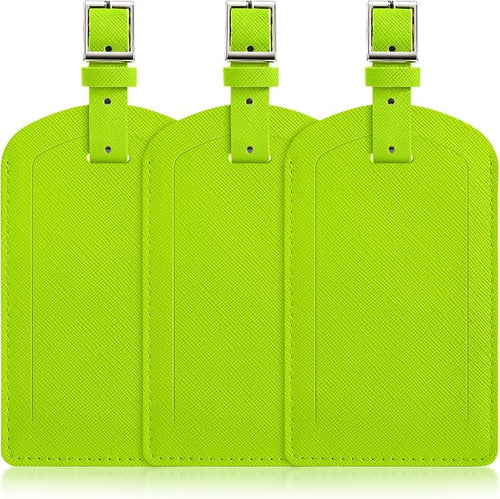 3 Pack Luggage Tags for Suitcases, TSA Approved Bag Tags, Baggage Tags by Airkit
