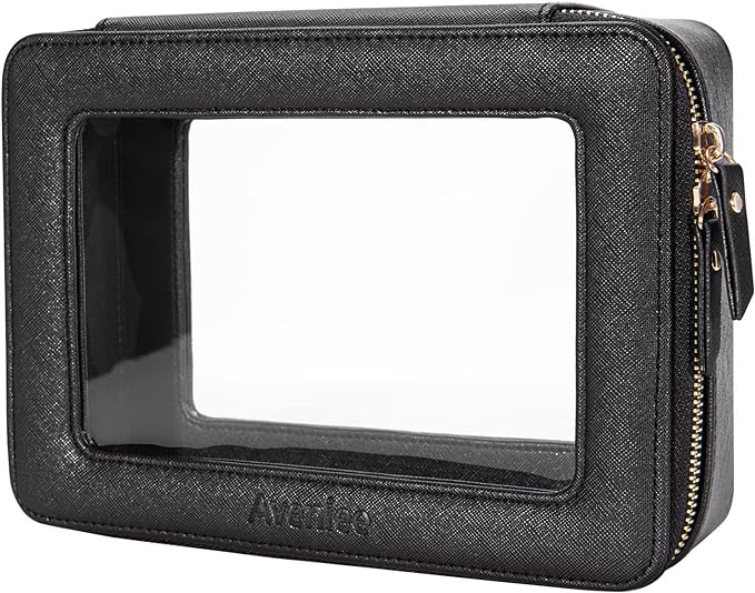 Aveniee Clear Makeup Bag Organizer, Large Travel Toiletry Bag by Aveniee