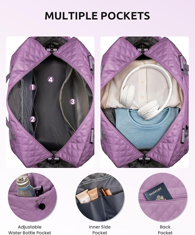 Gift for Women-Initial Teenage Girl Duffle Bag - Image 6