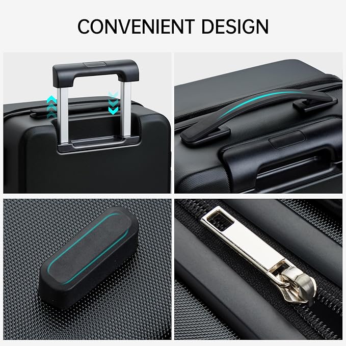 MILADA 20 inch Carry On Luggage 22x14x9 Airline Approved - Image 9