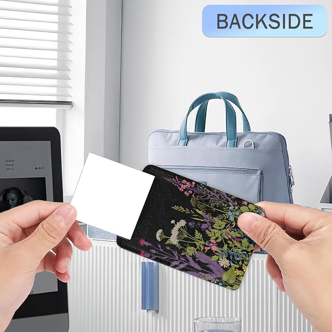 Butterfly Luggage Tags for Suitcase, Colorful Pink Tulip Flowers Luggage Tags - Image 4