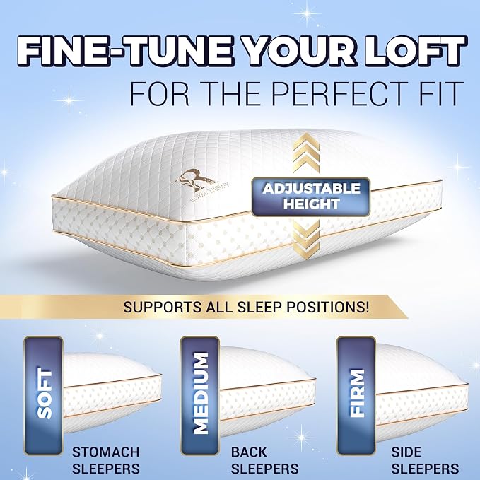 Royal Therapy King Memory Foam Pillows 4-Pack - Image 3