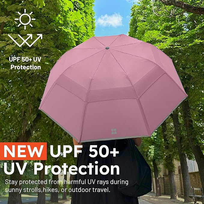 Weatherman - Folds of Honor - Premium Collapsible Travel Umbrella - Windproof - Image 3