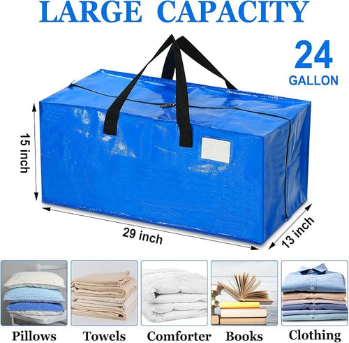 4 Pcs 24 Gallon Large Moving Bags - Image 2