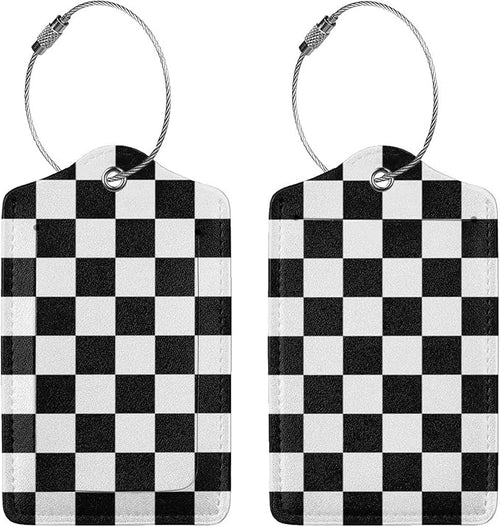 2 Pack Luggage Tags for Suitcase, Name ID Label and Metal Loop for Women Men - Image 2