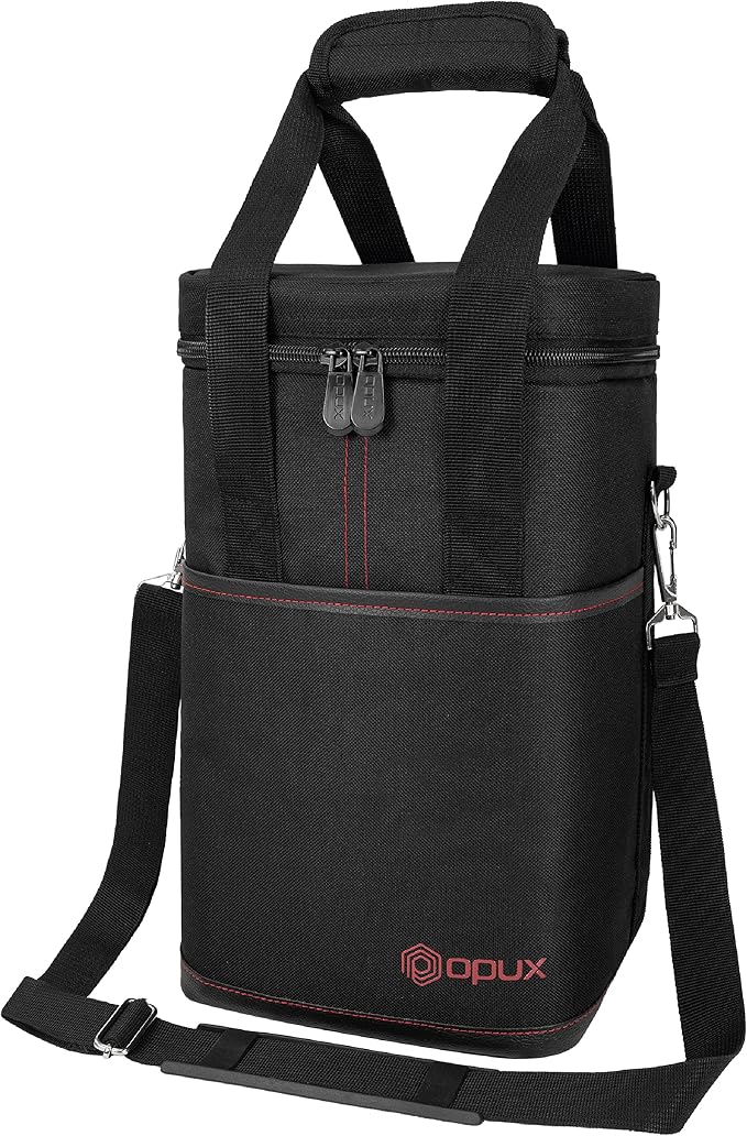 Opux 4 Bottle Insulated Wine Cooler Bag by OPUX