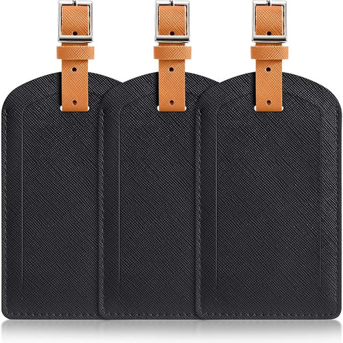 3 Pack Luggage Tags for Suitcases, TSA Approved Bag Tags, Baggage Tags by Airkit