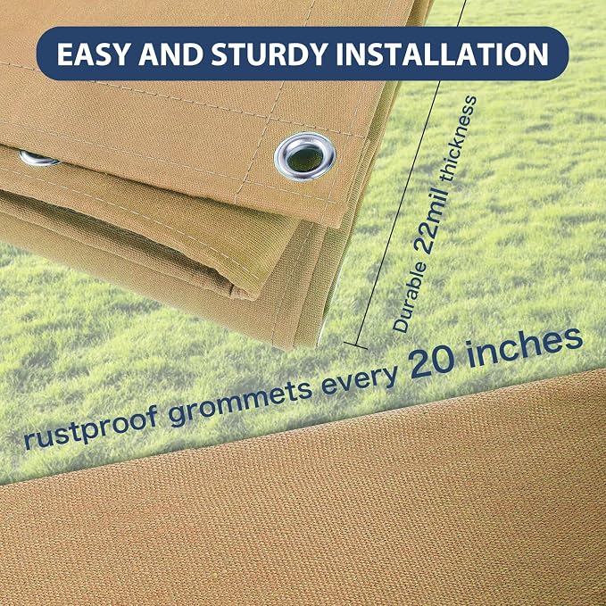 10’x12’ Canvas Tarps Heavy Duty Waterproof Tarpaulins - Image 4