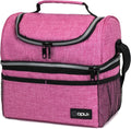 OPUX Lunch Box For Women, Insulated Large Lunch Bag Adult Work, Double Decker by OPUX
