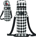 opux Wine Bag Single Bottle Carrier Tote, Insulated Wine Cooler Bag by OPUX