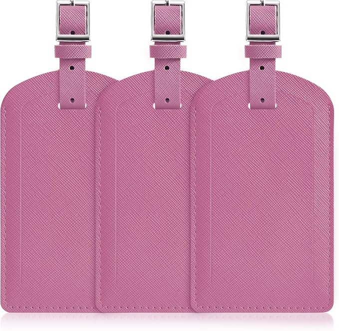3 Pack Luggage Tags for Suitcases, TSA Approved Bag Tags, Baggage Tags by Airkit