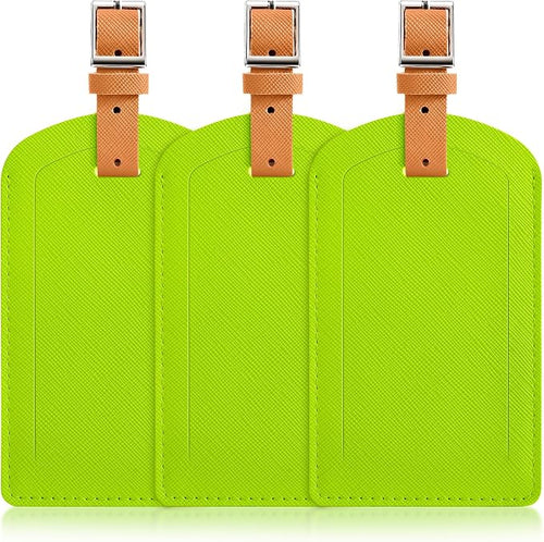 3 Pack Luggage Tags for Suitcases, TSA Approved Bag Tags, Baggage Tags by Airkit