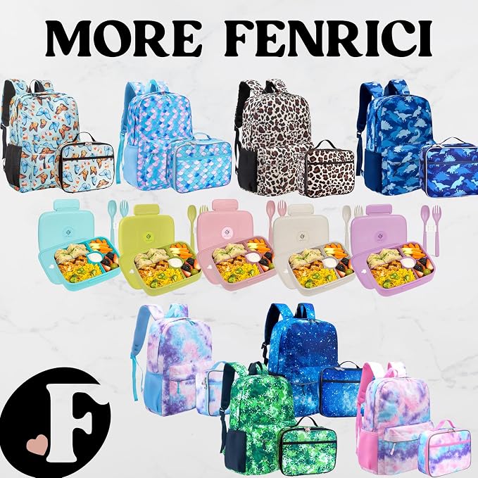 Fenrici Black Lunch Box for Boys, Women Insulated Lunch Bag, Soft Sided - Image 8