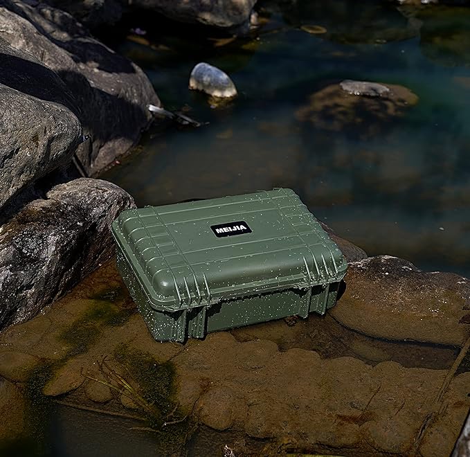 MEIJIA All Weather Portable IP67 Waterproof Protective Case, Hard Camera Case - Image 2