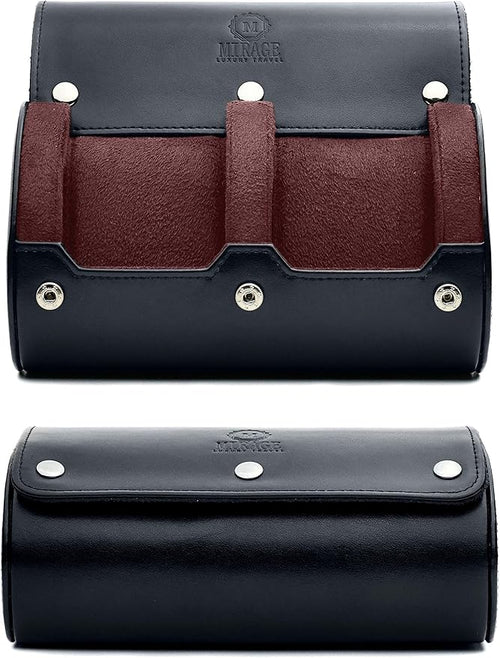 2 Watch Case for Men by MirageLuxuryTravel