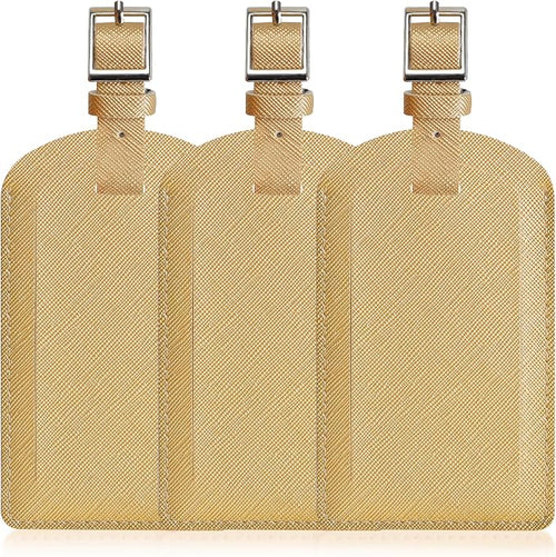 3 Pack Luggage Tags for Suitcases, TSA Approved Bag Tags, Baggage Tags by Airkit