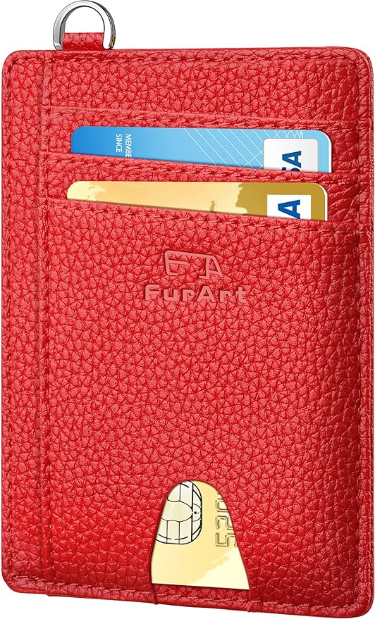 FurArt Slim Minimalist Wallet, Front Pocket Wallets, RFID Blocking, Credit Card by FurArt