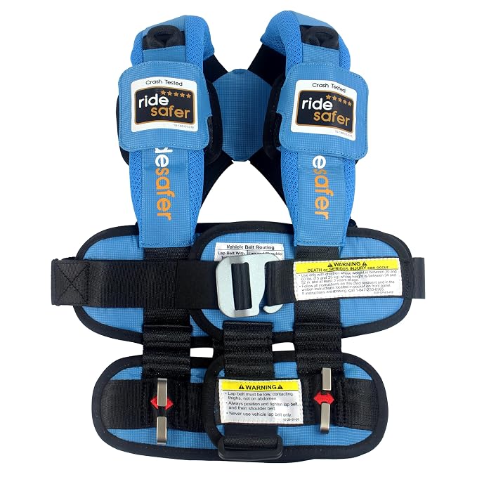 Extra Large Blue, Lightweight, Portable Car Seat by RideSafer