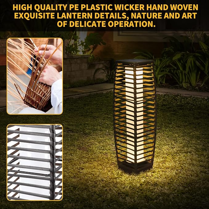 Solar Floor Lamp, Outdoor Floor Lamp, Solar Lanterns Outdoor Waterproof - Image 4